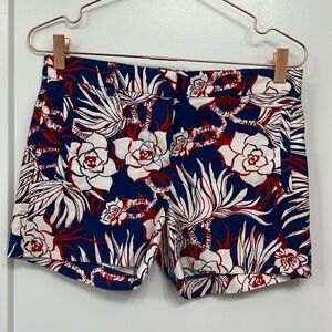 J CREW RED, WHITE, & BLUE SHORTS